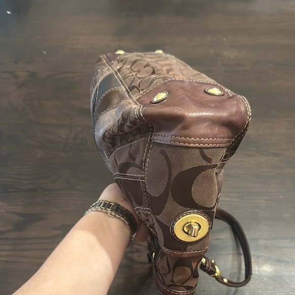 Coach Signature Mosaic Patchwork Gallery Tote - Picture 8 of 16